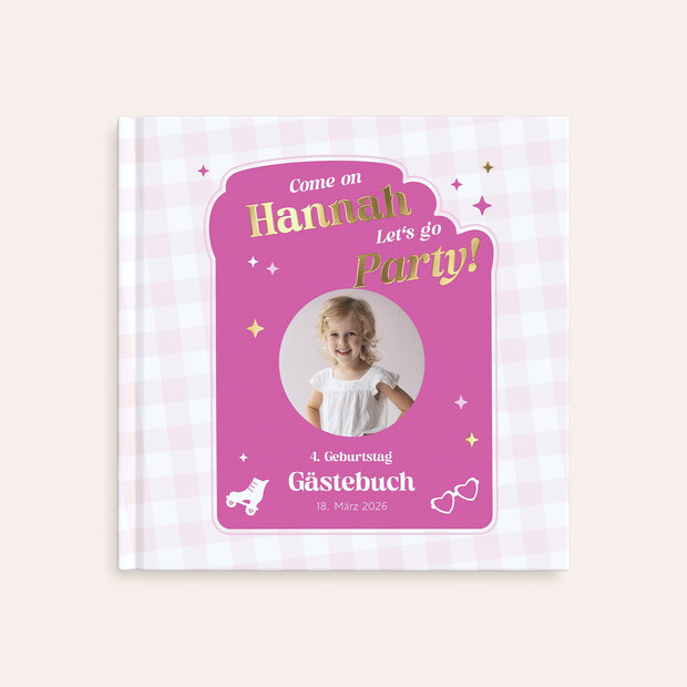 Kindergeburtstag Glitzerträume - Gästebuch “Glitzerträume”