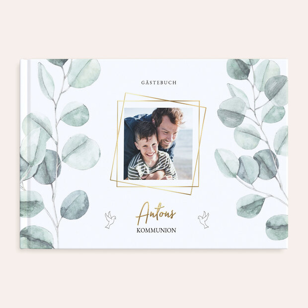 Gästebuch Kommunion - Eukalyptus
