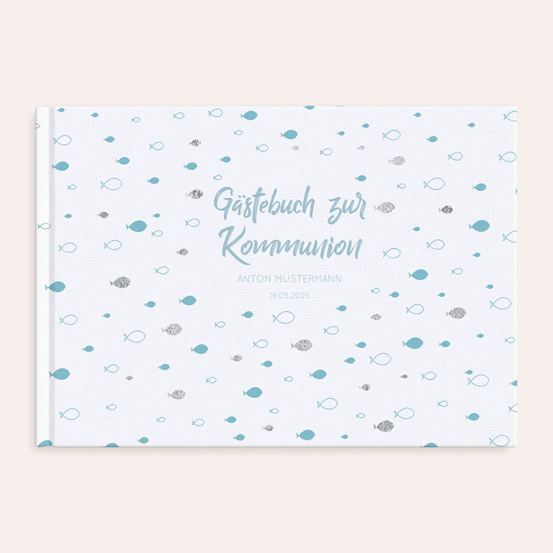 Gästebuch Kommunion - Schwarmfische