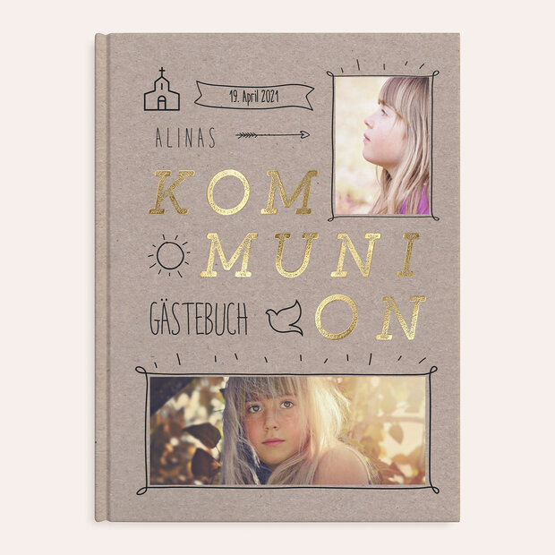 Gästebuch Kommunion - Freudestrahlen