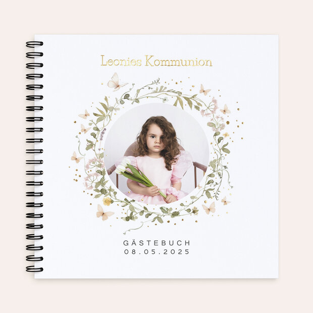 Gästebuch Kommunion - Frühlingstanz