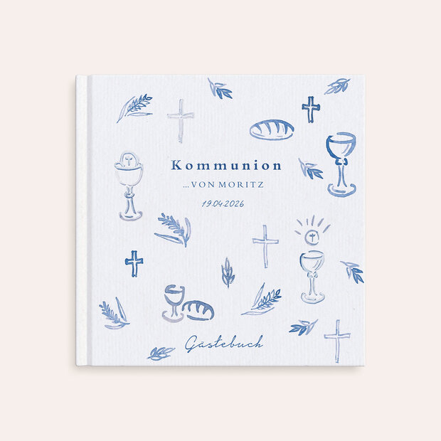 Gästebuch Kommunion - Feierliches Abendmahl