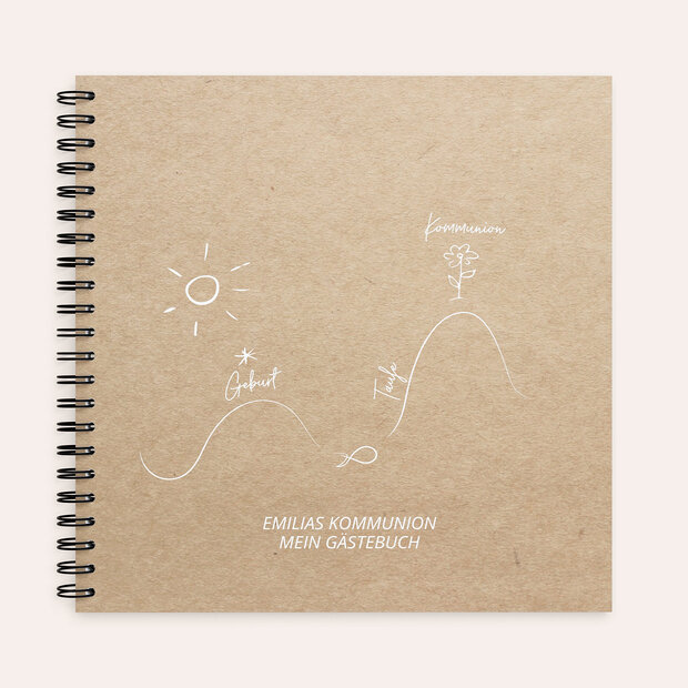 Gästebuch Kommunion - Berg und Tal