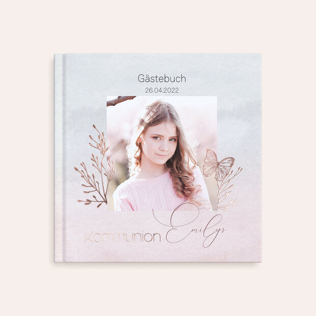 Gästebuch Kommunion - Frühlingsgarten
