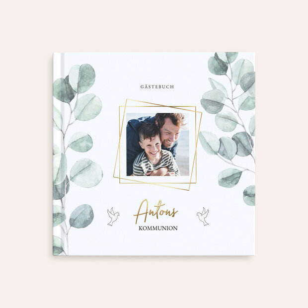 Gästebuch Kommunion - Eukalyptus