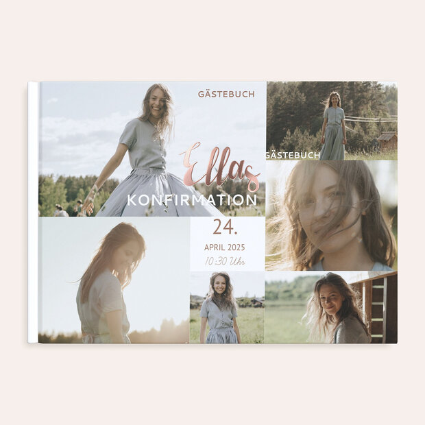Gästebuch Konfirmation - Sonne im Herzen