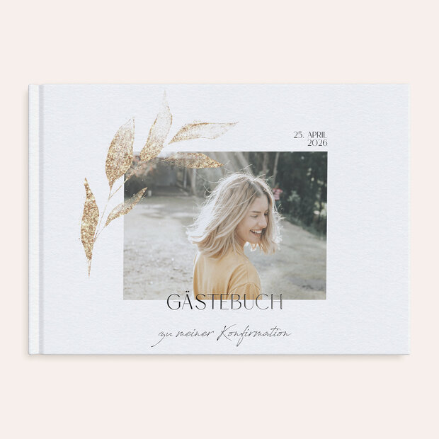 Gästebuch Konfirmation - Unterm Blätterdach