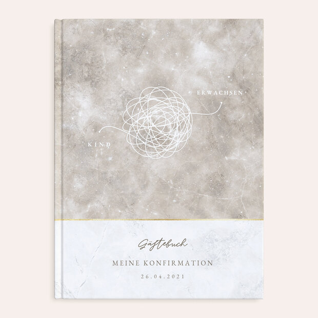 Gästebuch Konfirmation - Verschlungene Pfade