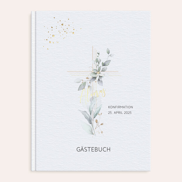 Gästebuch Konfirmation - Glück und Frieden