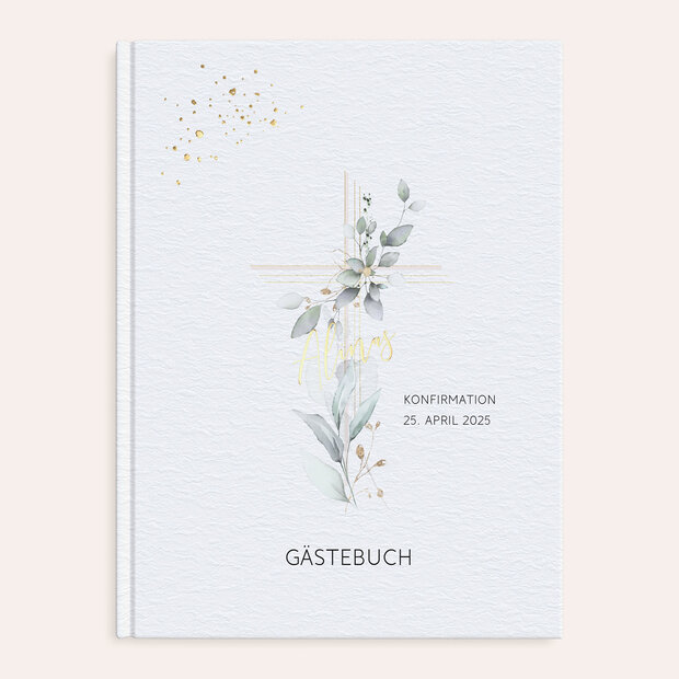 Gästebuch Konfirmation - Glück und Frieden