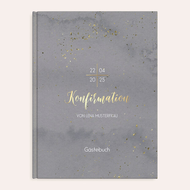 Gästebuch Konfirmation - Zartes Geflitter