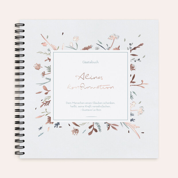 Gästebuch Konfirmation - Wiesenblume