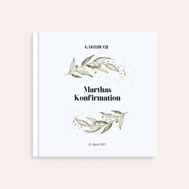 Gästebuch Konfirmation - Lebensgrün