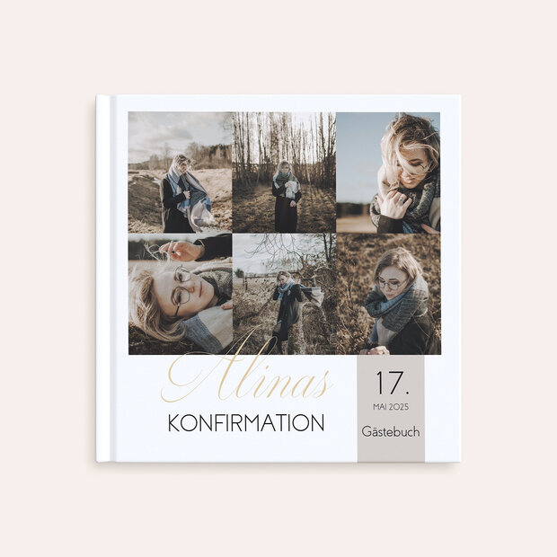 Gästebuch Konfirmation - Frischer Schwung