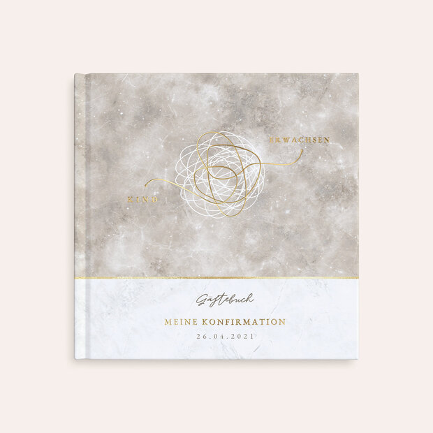 Gästebuch Konfirmation - Verschlungene Pfade