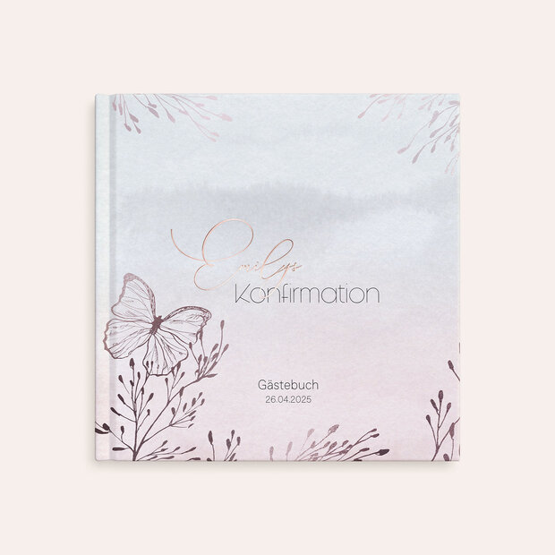 Gästebuch Konfirmation - Frühlingsgarten