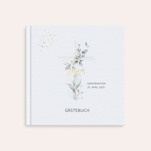 Gästebuch Konfirmation - Glück und Frieden