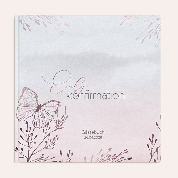 Gästebuch Konfirmation - Frühlingsgarten
