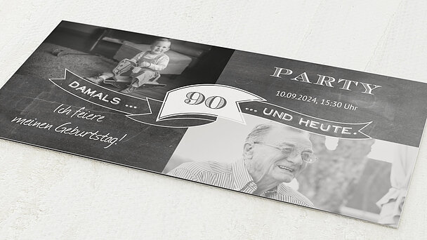 Einladungskarten 90 Geburtstag Selbst Gestalten