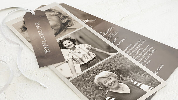 Geburtstagseinladungen (NOT USED) - Alte Zeiten 80