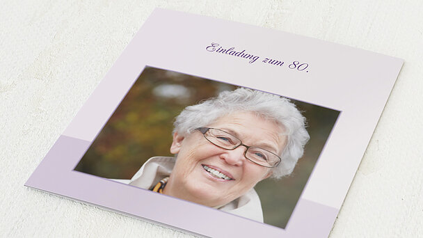 Geburtstagseinladungen (NOT USED) - Lebensfreude 80