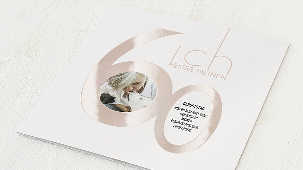 Geburtstagseinladungen (NOT USED) - Tolle Nummer 60