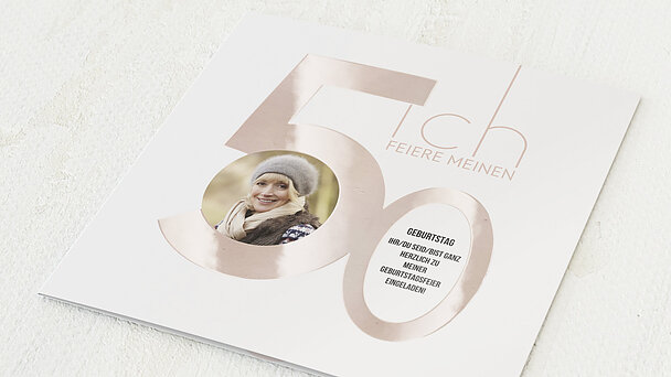 Geburtstagseinladungen (NOT USED) - Tolle Nummer 50