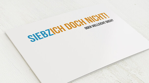 Geburtstagseinladungen (NOT USED) - Siebzich