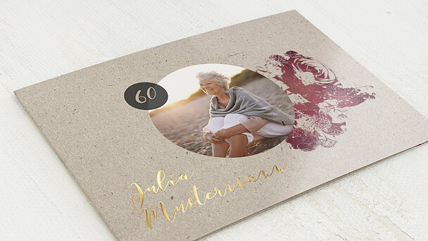 Geburtstagseinladungen (NOT USED) - Flower Art 60