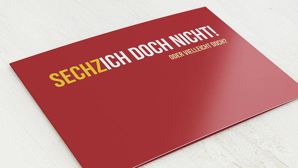Geburtstagseinladungen Sechzich Detail
