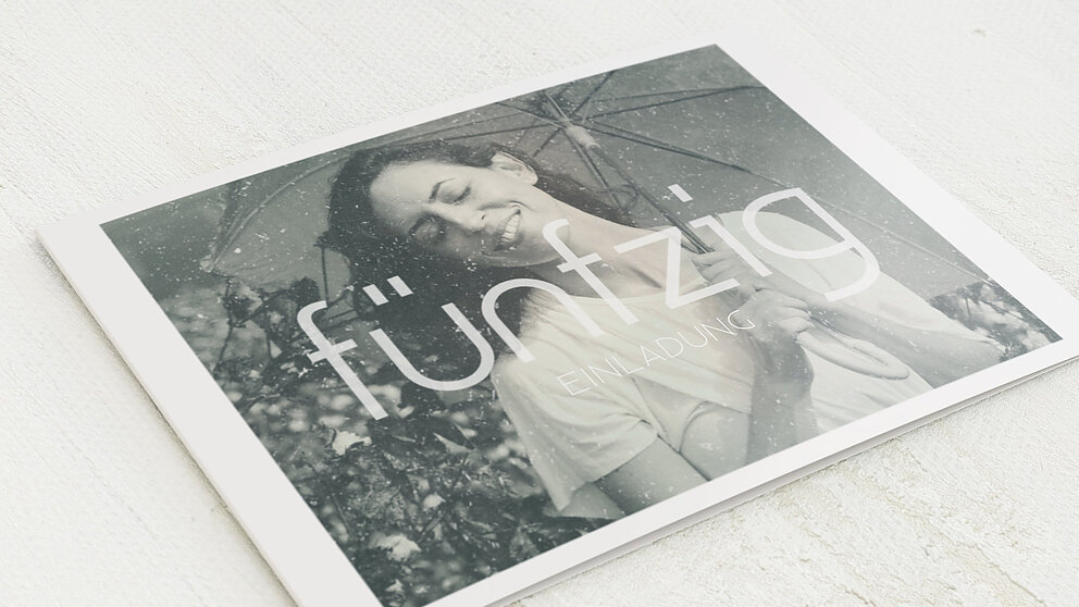 Geburtstagseinladungen Geburtstagsfreude 50 Detail