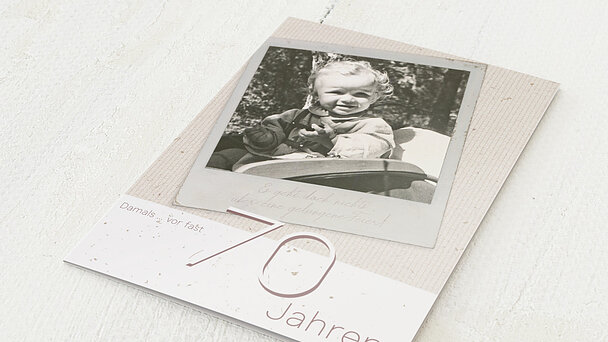 Geburtstagseinladungen (NOT USED) - Gelungene Feier 70