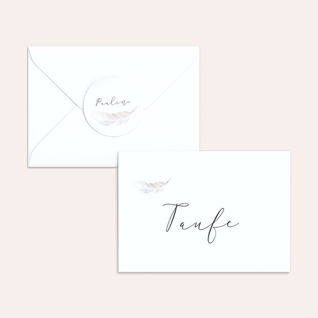 Umschlag mit Design Taufe - Bless you