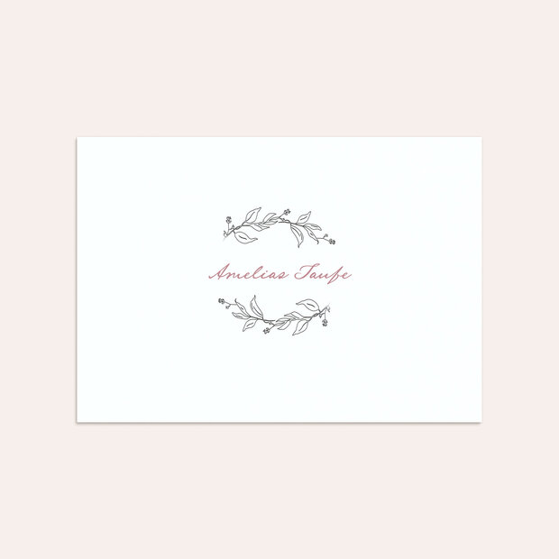 Umschlag mit Design Taufe - Sanftes Wunder