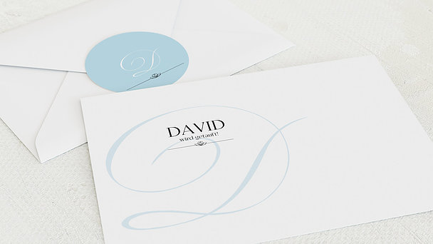 Umschlag mit Design Taufe - Cocotte