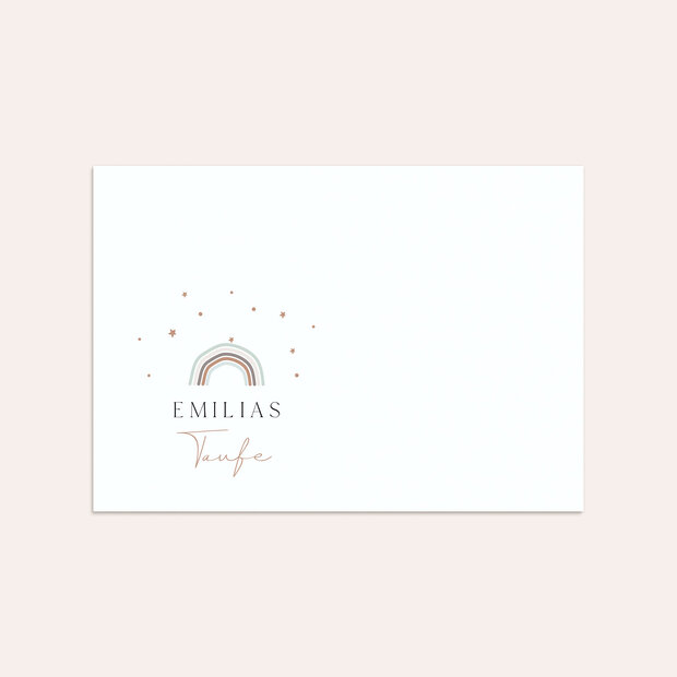 Umschlag mit Design Taufe - Small steps