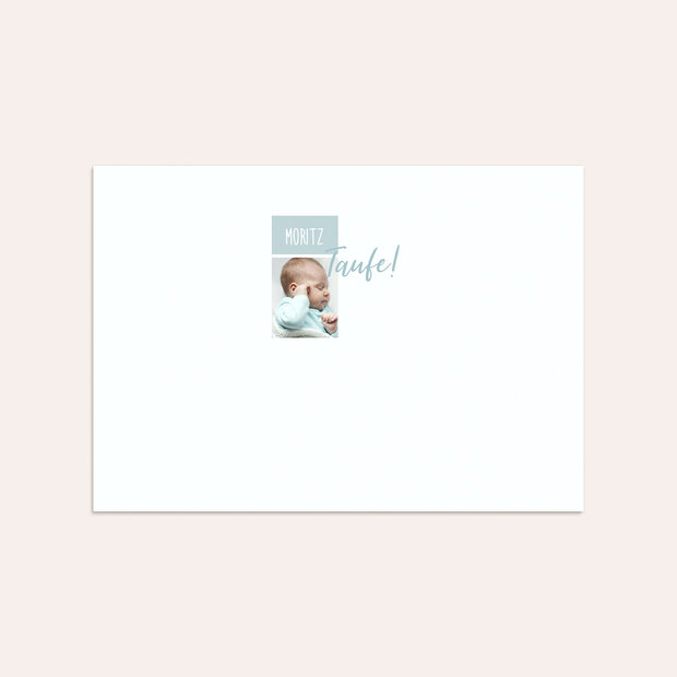 Umschlag mit Design Taufe - Tiny big love