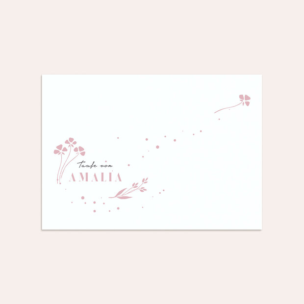 Umschlag mit Design Taufe - Sweet Little Blossoms