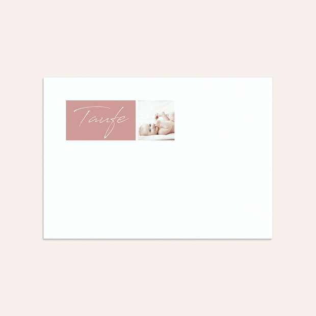 Umschlag mit Design Taufe - Festtag