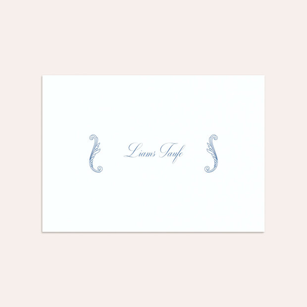 Umschlag mit Design Taufe - Feierlich gerahmt