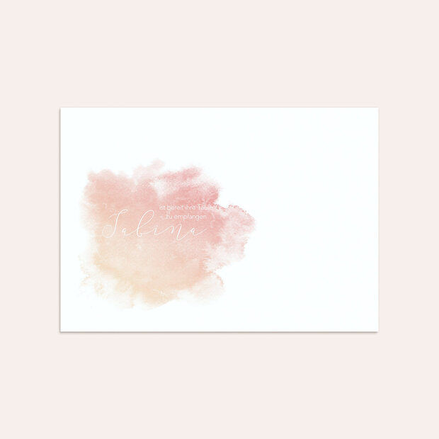 Enveloppe avec design baptême - Herzpfade