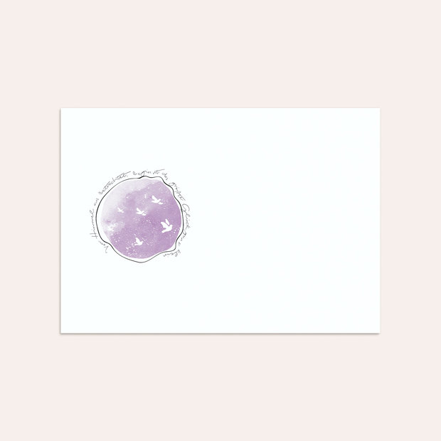 Umschlag mit Design Taufe - Lullaby