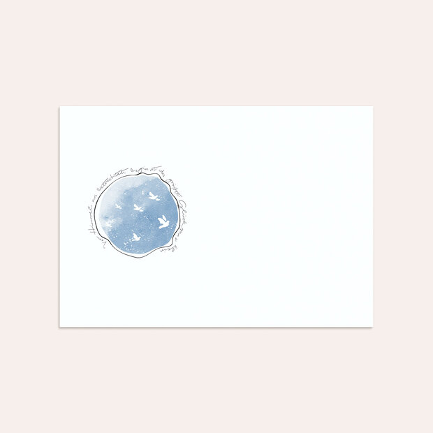 Umschlag mit Design Taufe - Lullaby