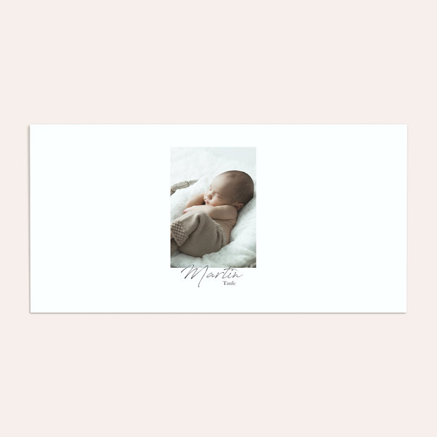 Umschlag mit Design Taufe - Kleines Wunder