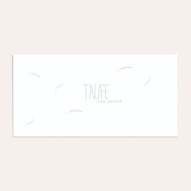 Umschlag mit Design Taufe - Kullakeks