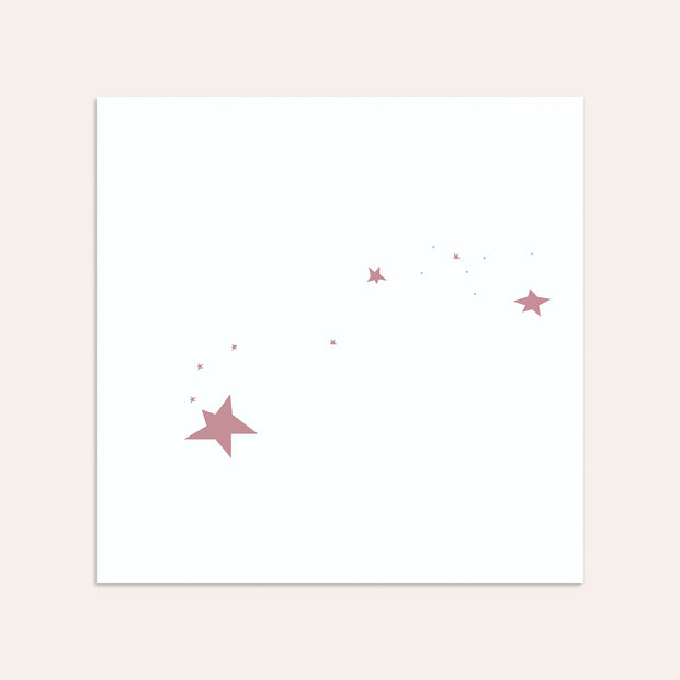 Umschlag mit Design Taufe - Baby Star