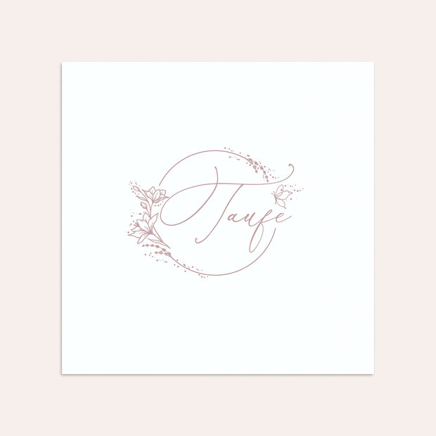 Umschlag mit Design Taufe - Samt & Segen