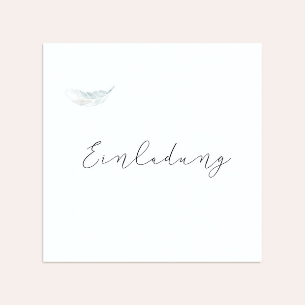 Umschlag mit Design Taufe - Bless you