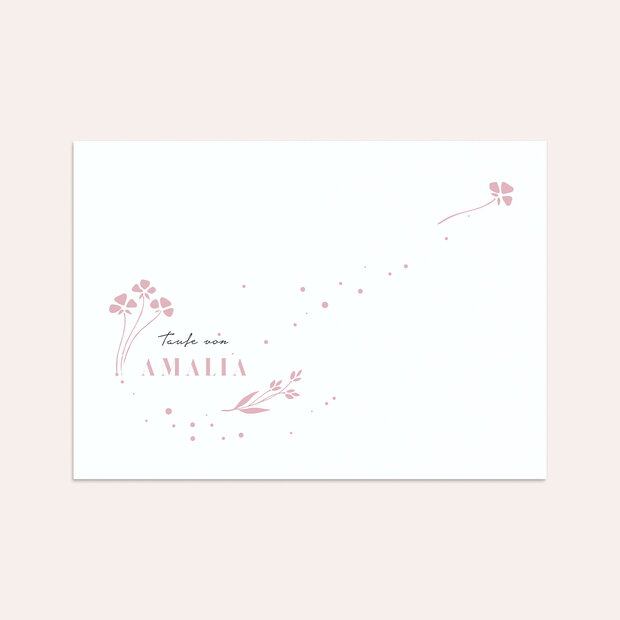 Umschlag mit Design Taufe - Sweet Little Blossoms