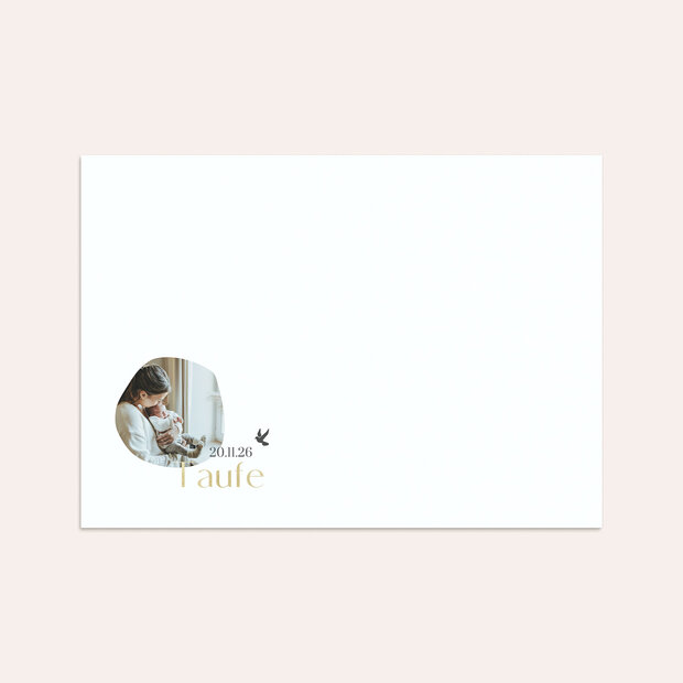 Umschlag mit Design Taufe - Little Big